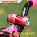 Maxtoch caballero impermeables LED linterna colores bicicleta linterna profesional